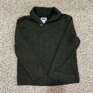 Boys Old Navy sweatshirt olive green size M